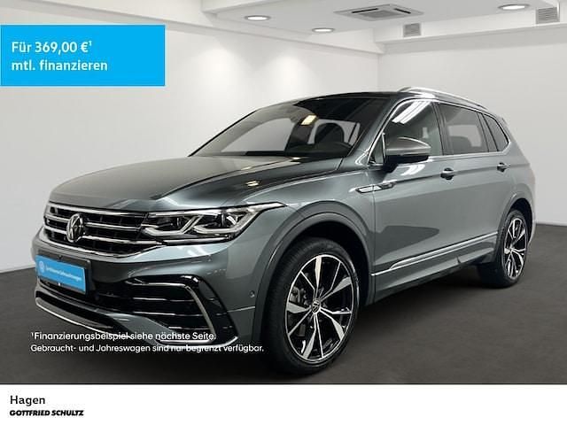Grau Gebraucht 2022 VW Tiguan Allspace R-line SUV | 41.290 € (Fairer Preis) - Bild 1/3