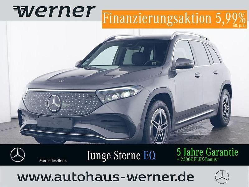 Lack mountaingrau (metallic) Gebraucht 2024 Mercedes EQB300 Advanced SUV | 38.983 € (Fairer Preis) - Bild 1/4