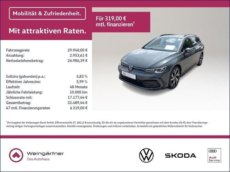 Grau Gebraucht 2024 VW Golf VIII R-line Kombi | 29.940 € (Guter Preis) - Bild 1/4