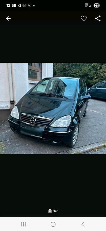 Schwarz Gebraucht 2002 Mercedes A190 Kleinwagen | 1.300 € (Fairer Preis) - Bild 1/4