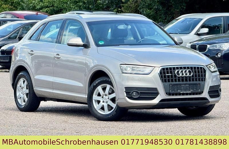 Hellgrau metallic Gebraucht 2014 Audi Q3 Comfort SUV | 14.999 € (Superpreis) - Bild 1/3