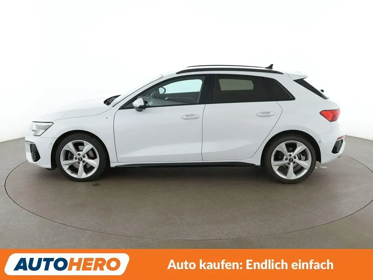 Gebraucht Audi A3 S-Line 110 PS (80 kW) 2021 Weiß Limousine