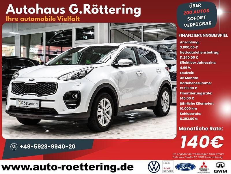Weiß Gebraucht 2016 Kia Sportage Attract SUV | 14.240 € (Etwas zu teuer) - Bild 1/4