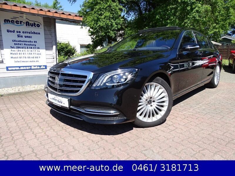 Obsidianschwarz metalliclack Gebraucht 2018 Mercedes S600 Limousine | 79.900 € (Teuer) - Bild 1/4