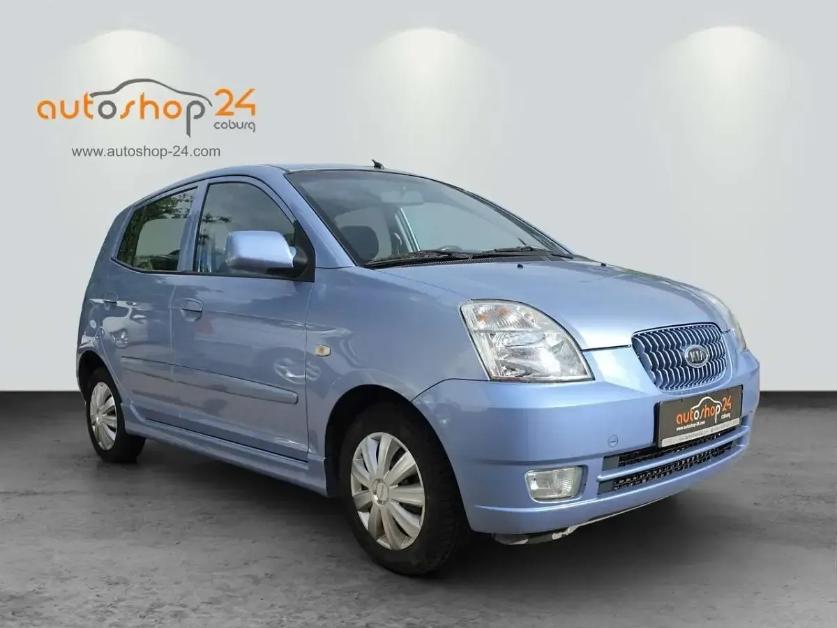 Gebraucht Kia Picanto EX 65 PS (47 kW) 2007 Diamantblau met. Kleinwagen