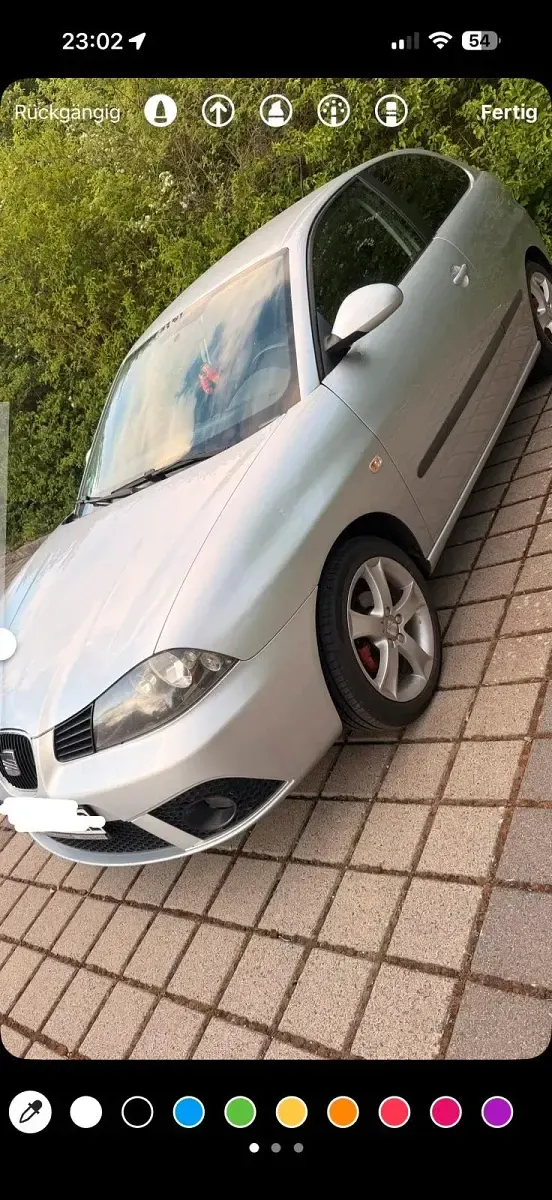Gebraucht Seat Ibiza 86 PS (63 kW) 2008 Silber Kleinwagen