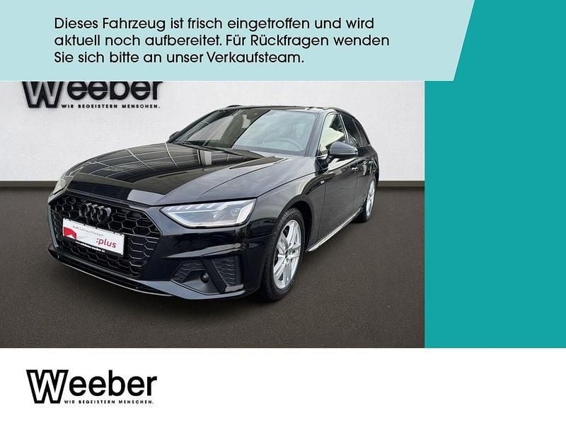 Mythosschwarz (metallic) Gebraucht 2024 Audi A4 S-Line Kombi | 36.980 € (Fairer Preis) - Bild 1/4