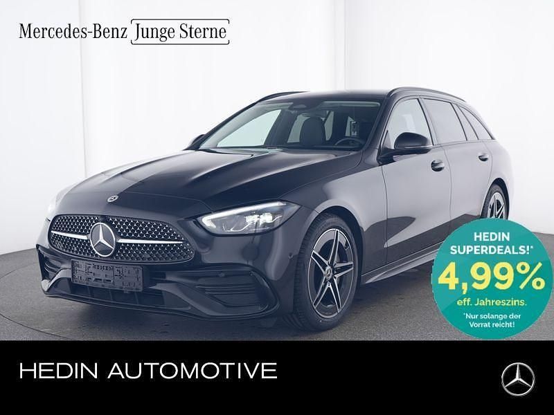 Schwarz Gebraucht 2024 Mercedes C180 AMG Kombi | 36.940 € (Fairer Preis) - Bild 1/4