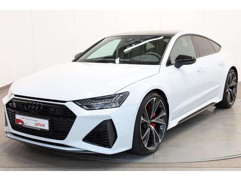 Gebraucht Audi RS7 Sportback Sport 600 PS (441 kW) 2020 Gletscherweiß metallic Kleinwagen