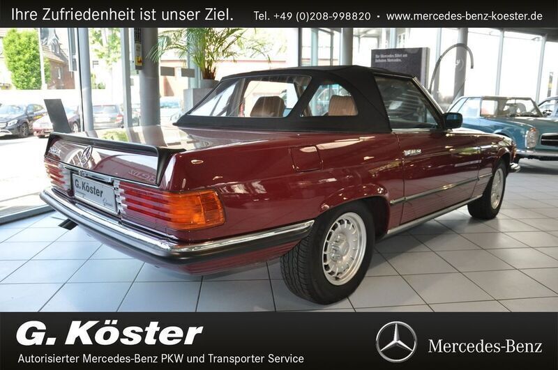 Gebraucht Mercedes SL500 231 PS (169 kW) 1985 Barolorot Cabrio