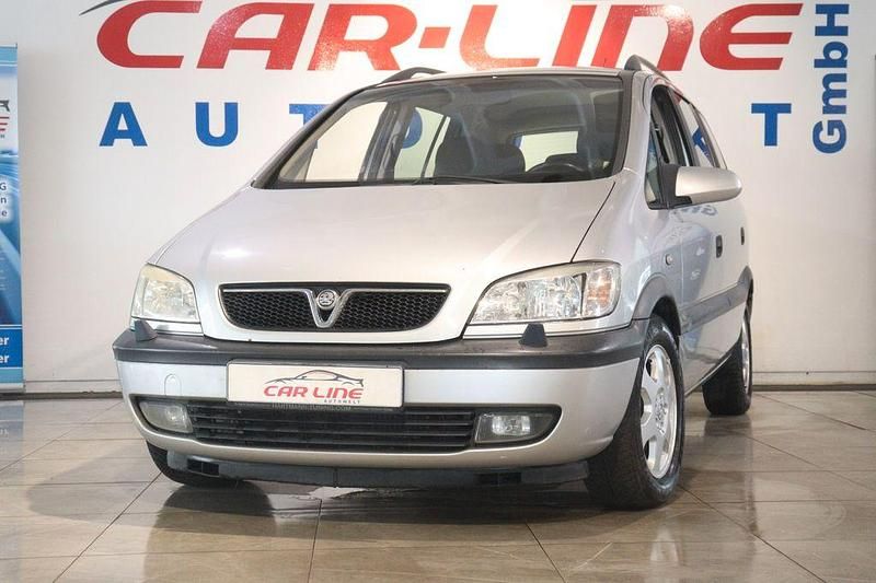 Silber Gebraucht 2001 Opel Zafira Comfort Van / Kleinbus | 2.333 € - Bild 1/4