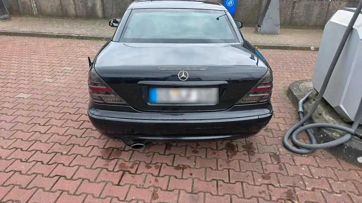 Gebraucht Mercedes SLK320 218 PS (160 kW) 2000 Schwarz Cabrio
