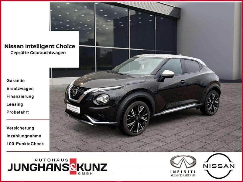 Black p/silver m Gebraucht 2020 Nissan Juke SUV | 18.950 € (Fairer Preis) - Bild 1/4