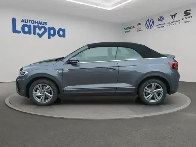 Neu VW T-Roc Cabriolet R-line 150 PS (110 kW) 2025 Grau Cabrio