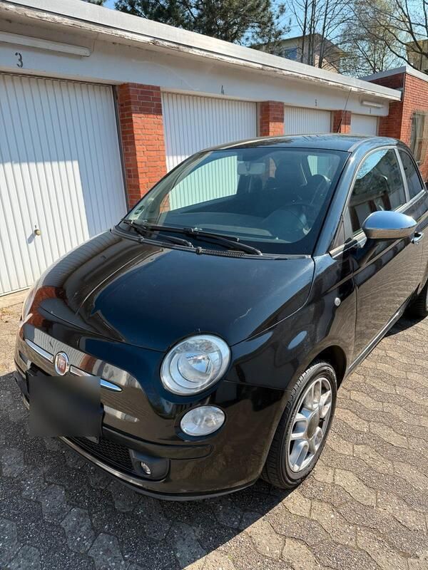 Schwarz Gebraucht 2008 Fiat 500 Lounge Kleinwagen | 6.000 € - Bild 1/4