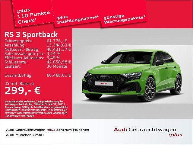 Gebraucht Audi RS3 Sport 400 PS (294 kW) 2024 Kyalamigrün Limousine