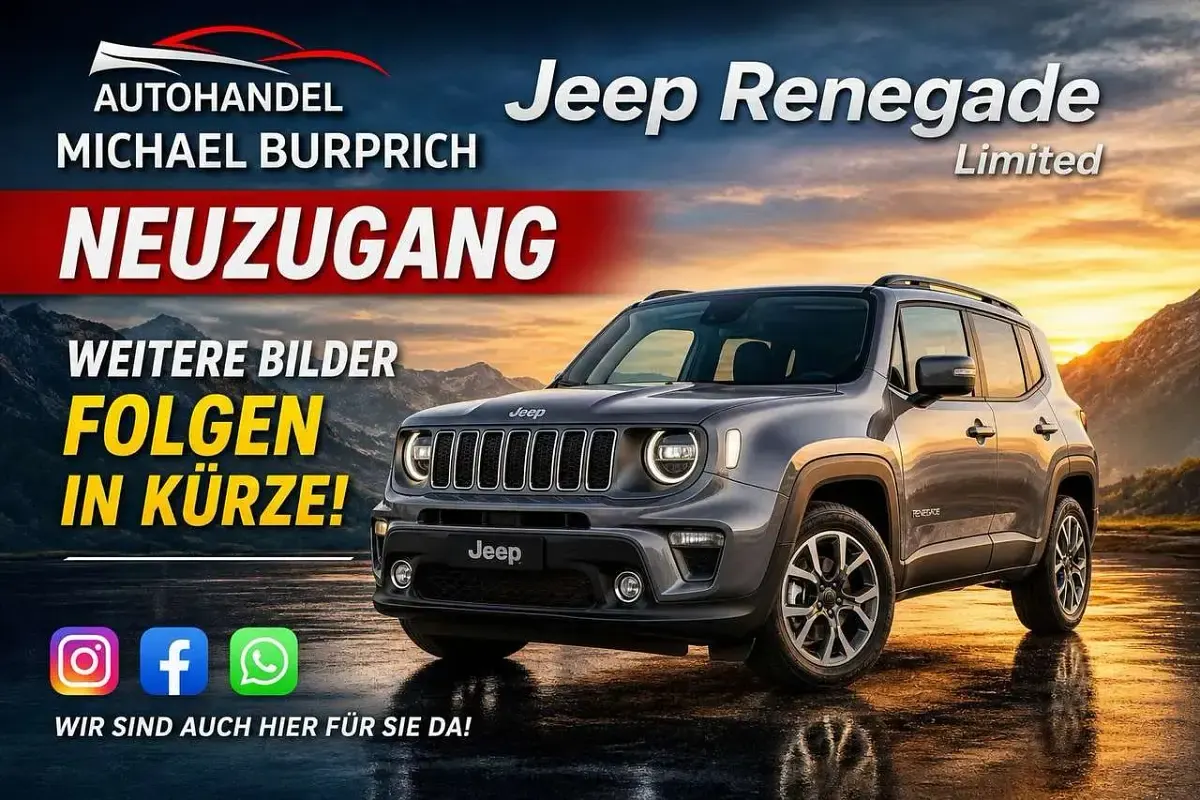 Gebraucht Jeep Renegade Limited 120 PS (88 kW) 2019 Carbon black SUV