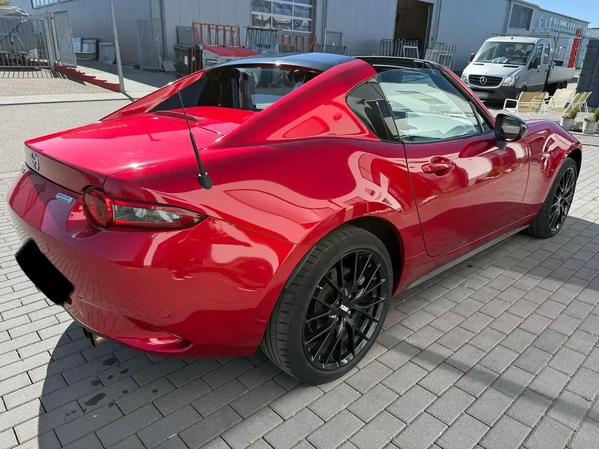 Usata Mazda MX5 160 CV (117 kW) 2017 Rosso Cabrio