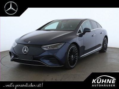 Blau, Gebraucht 2024 Mercedes EQE300 AMG Limousine | 47.450 € (Superpreis) - Bild 1/4
