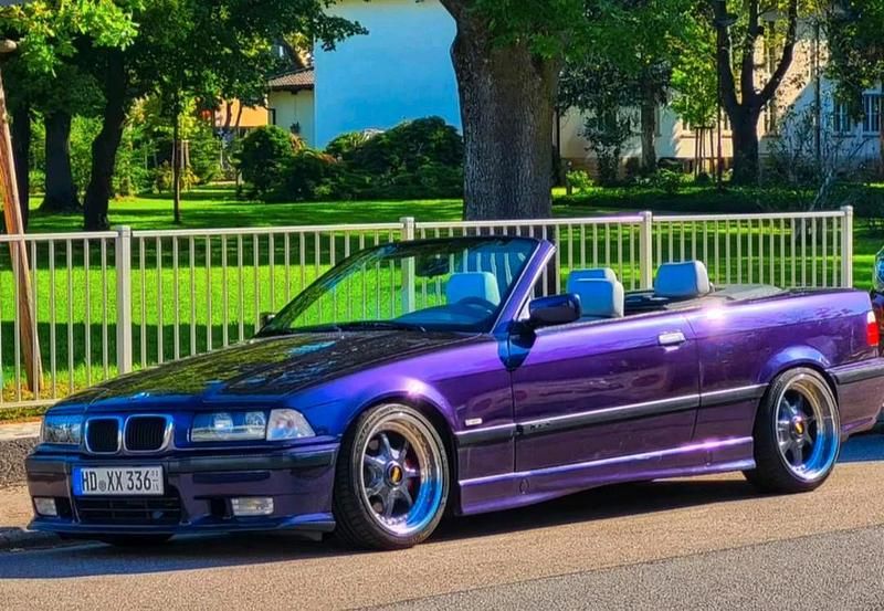 Violet Gebraucht 1995 BMW 325 Cabriolet Basis Cabrio | 8.250 € - Bild 1/4