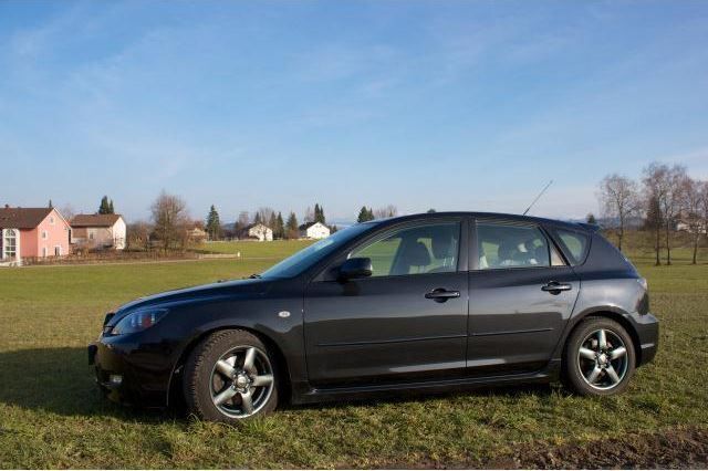Gebraucht Mazda 3 204 PS (150 kW) 2007 Schwarz metallic Limousine