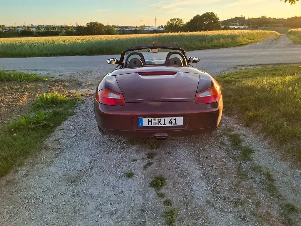 Gebraucht Porsche Boxster 204 PS (150 kW) 1998 Rot Cabrio