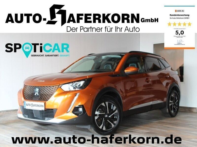 Orange Gebraucht 2021 Peugeot e-2008 Allure SUV | 16.899 € (Superpreis) - Bild 1/4