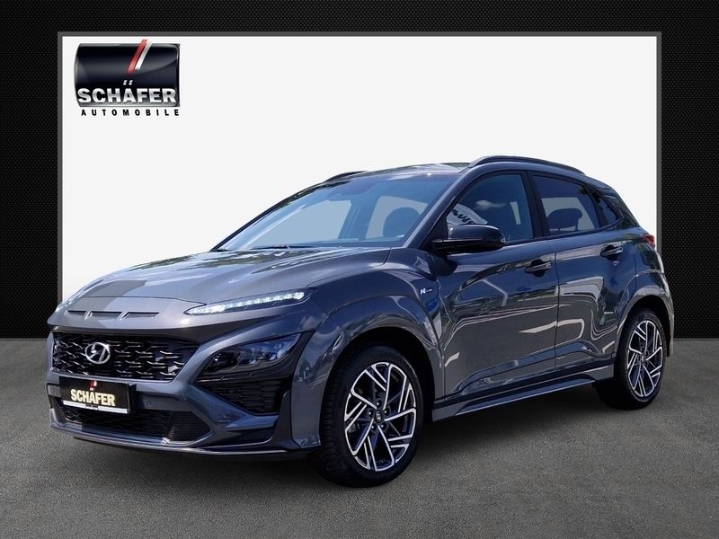 Grau Gebraucht 2023 Hyundai Kona N Line SUV | 26.990 € (Superpreis) - Bild 1/4