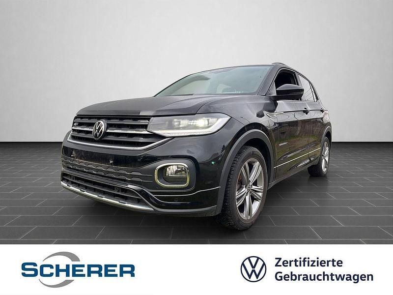 Deep black perleffekt (metallic) Gebraucht 2022 VW T-Cross R-line SUV | 26.360 € (Fairer Preis) - Bild 1/4
