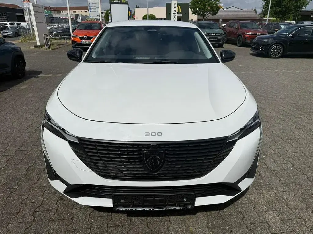Gebraucht Peugeot 308 Allure 181 PS (133 kW) 2023 Lack weiss banquise/typ aussen Limousine