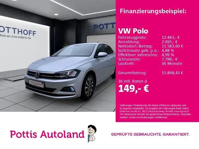 Gebraucht VW Polo Active 90 PS (66 kW) 2021 Kleinwagen