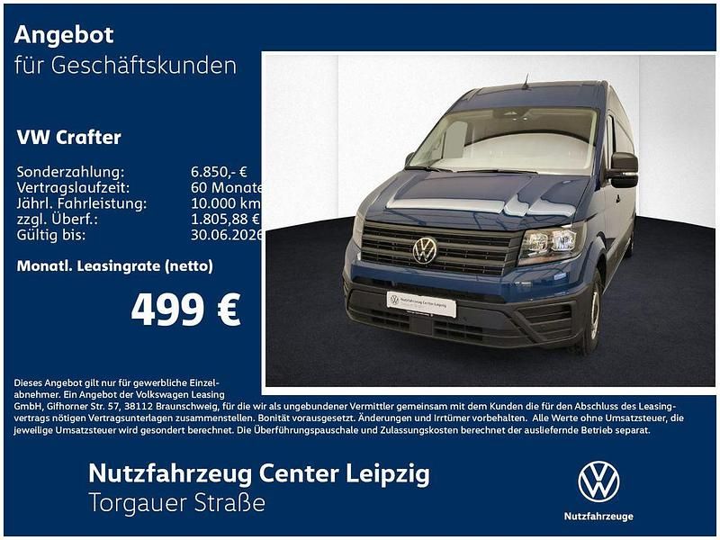 Neu VW Crafter 140 PS (102 kW) 2026 Blau Van