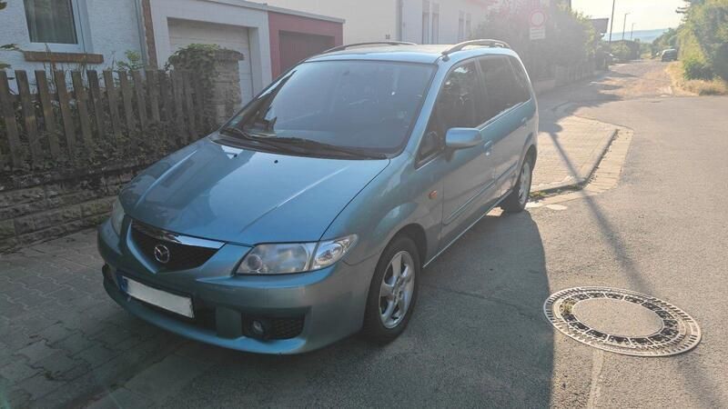 Blau Gebraucht 2004 Mazda Premacy Active Van / Kleinbus | 999 € (Superpreis) - Bild 1/4