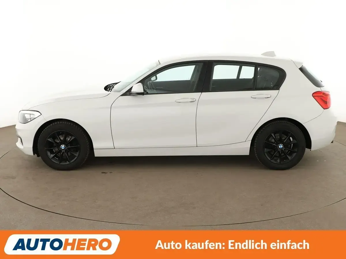 Gebraucht BMW 116 Advantage 116 PS (85 kW) 2017 Weiß Kleinwagen