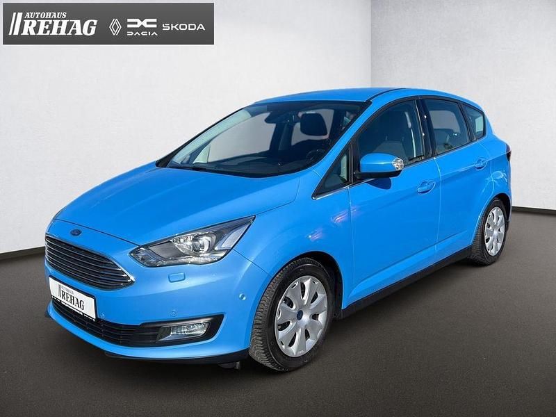 Gebraucht Ford C-MAX Titanium 125 PS (91 kW) 2017 Skylineblau Van / Kleinbus