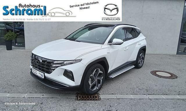 Atlas white Gebraucht 2024 Hyundai Tucson Prime SUV | 37.490 € (Fairer Preis) - Bild 1/4