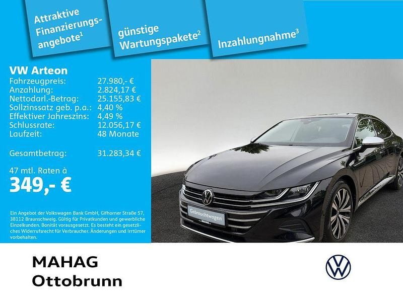Schwarz Gebraucht 2022 VW Arteon Elegance Limousine | 27.980 € (Fairer Preis) - Bild 1/2