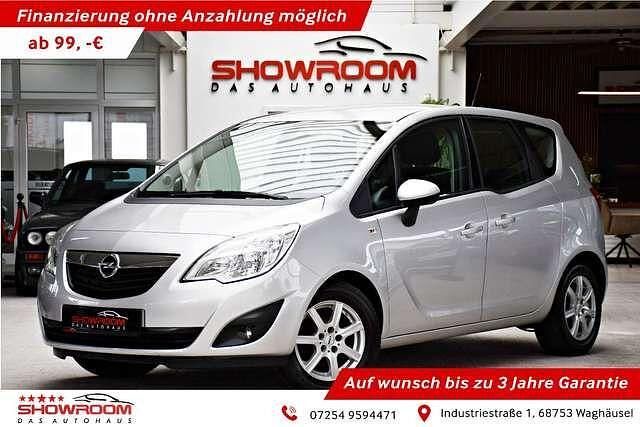 Gebraucht Opel Meriva Edition 101 PS (74 kW) 2010 Silber Van / Kleinbus