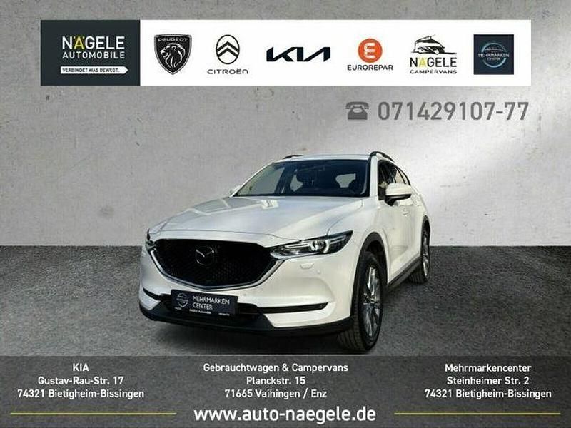Weiß Gebraucht 2021 Mazda CX-5 Sports-Line SUV | 27.800 € (Fairer Preis) - Bild 1/3