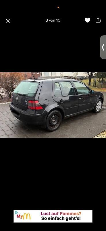 Gebraucht VW Golf IV 101 PS (74 kW) 2002 Schwarz Limousine