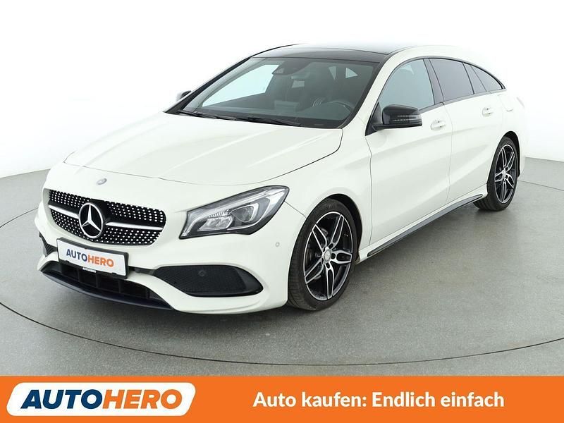 Gebraucht Mercedes CLA180 Shooting Brake AMG line 122 PS (89 kW) 2017 Weiß Kombi