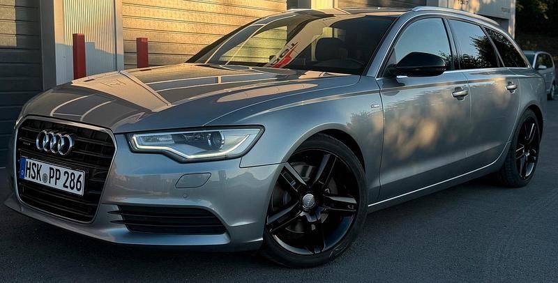 Grau Gebraucht 2014 Audi A6 S-Line Kombi | 10.490 € (Guter Preis) - Bild 1/4
