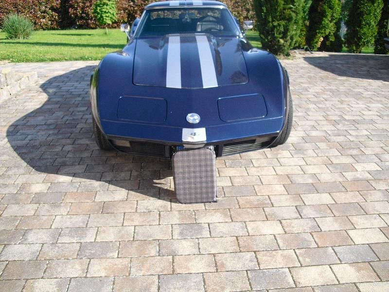 Second-hand Corvette C3 250 CP (183 kW) 1973 Albastru
