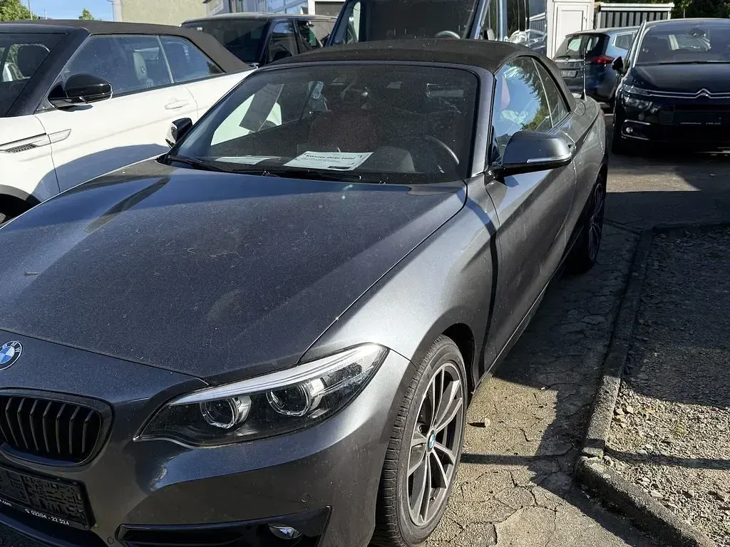 Gebraucht BMW 218 Sport Line 150 PS (110 kW) 2019 Mineralgrau Cabrio