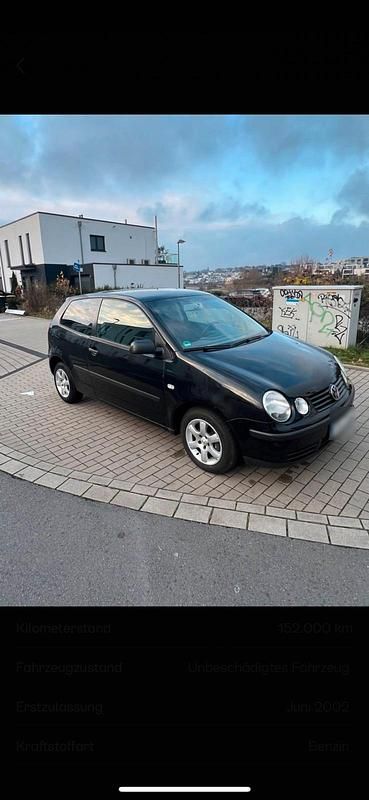 Gebraucht VW Polo 64 PS (47 kW) 2002 Schwarz Kleinwagen