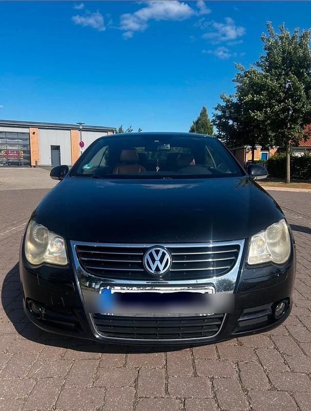 Schwarz Gebraucht 2008 VW Eos Cabrio | 3.150 € (Superpreis) - Bild 1/4