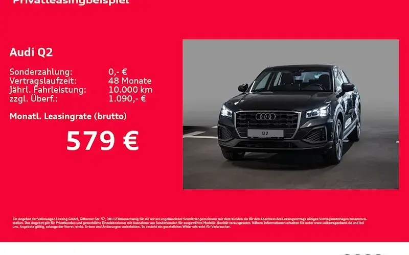 Nowe Audi Q2 Ambiente 150 KM (110 kW) 2026 Szary SUV