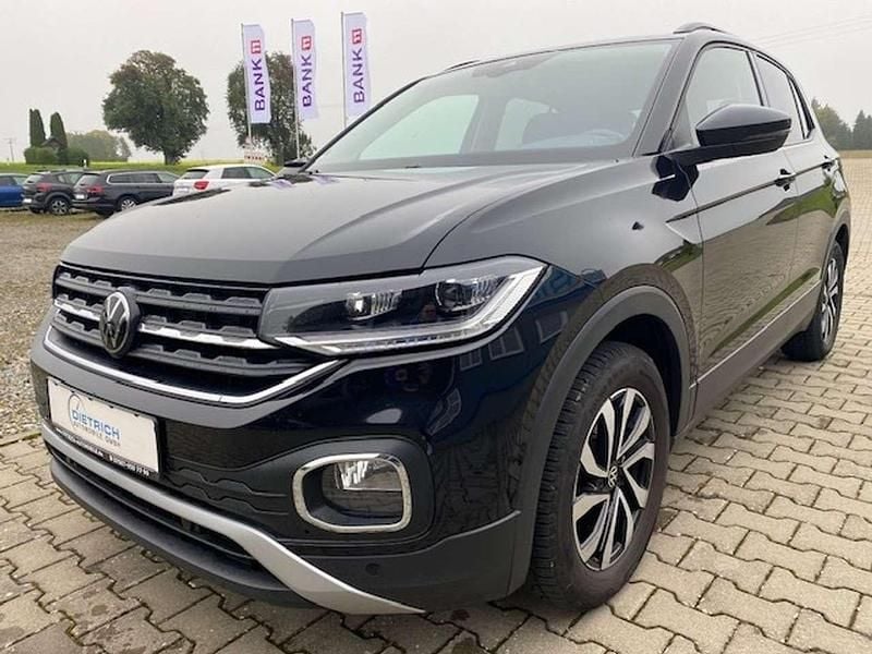 Schwarz Gebraucht 2022 VW T-Cross Active SUV | 17.390 € (Fairer Preis) - Bild 1/4