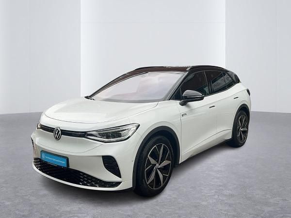 Weiß (gletscherweiß metallic/schwarz) Gebraucht 2025 VW ID.4 GTX SUV | 44.951 € (Fairer Preis) - Bild 1/4