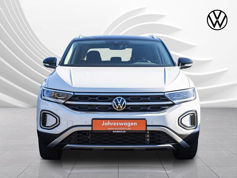 Gebraucht VW T-Roc Style 150 PS (110 kW) 2024 Pure white schwarz SUV
